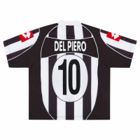 Del Piero #10 Retro Juventus Home Jersey 2002/03