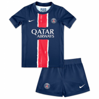 Kids PSG Home Kit Jersey+Shorts 2024/25