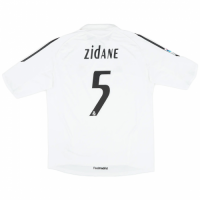 Zidane #5 Retro Real Madrid Home Jersey 2005/06