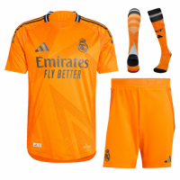 Real Madrid Away Match Jersey+Shorts+Socks Full Kit Player Version 2024/25