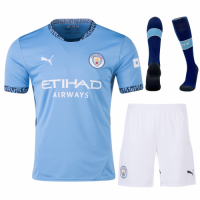 [Super Replica] Manchester City Home Full Jersey Kit 2024/25