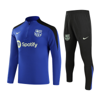 Barcelona Zipper Sweat Kit(Top+Pants) Blue 2024/25