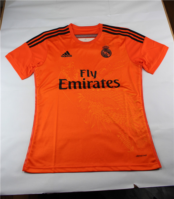 real madrid orange shirt