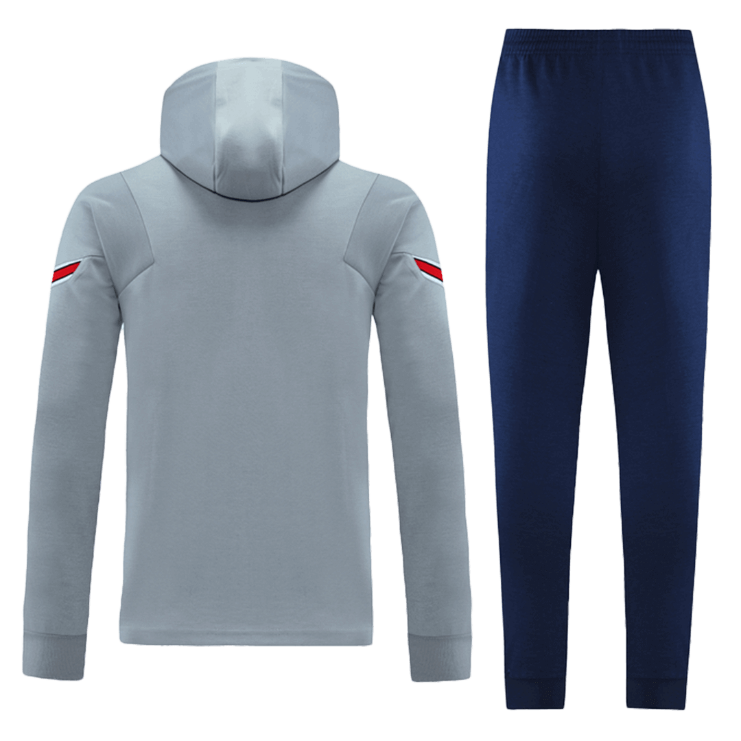 PSG Hoodie Training Kit (Jacket+Pants) Gray 2021/22 ...