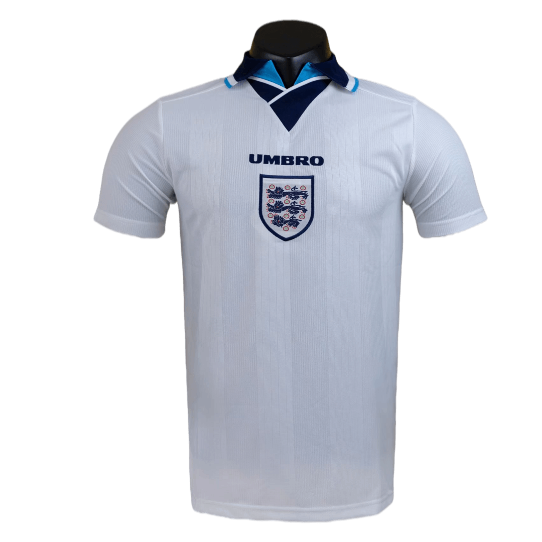 England Retro Jersey Home Euro Cup 1996