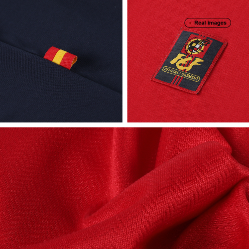 Spain Retro Jersey Home World Cup 1998