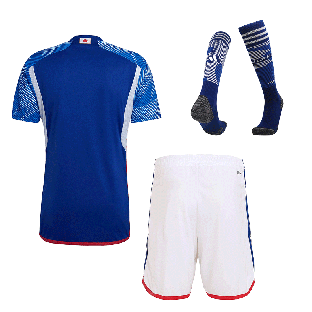 Japan Jersey Home Whole Kit(Jersey+Shorts+Socks) World Cup 2022