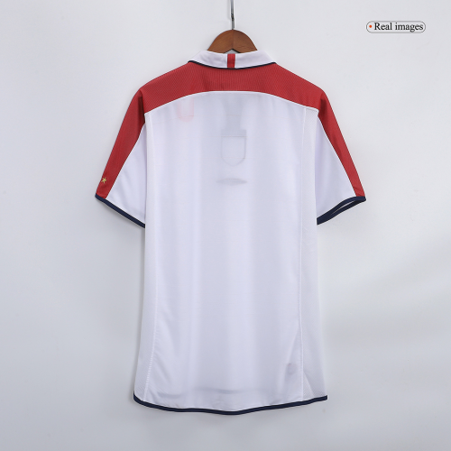 England Retro Jersey Home Replica Euro Cup 2004