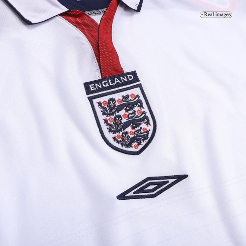 England Retro Jersey Home Replica Euro Cup 2004