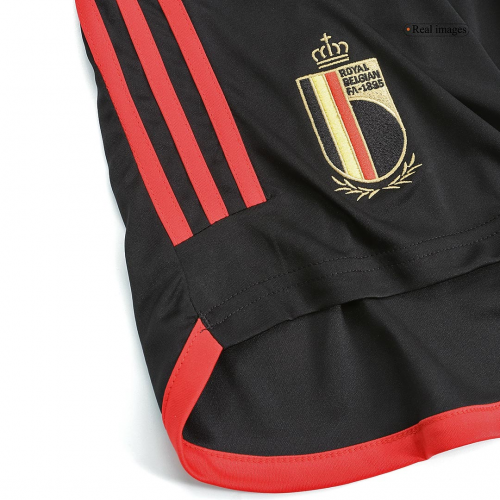 Belgium Soccer Shorts Home Replica World Cup 2022