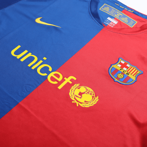 Barcelona A.INIESTA #8 UCL Final Retro Jersey Home 2008/09