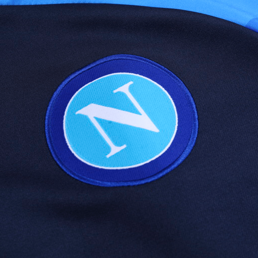 Napoli Zipper Sweatshirt Kit(Top+Pants) Navy Replica 2022/23