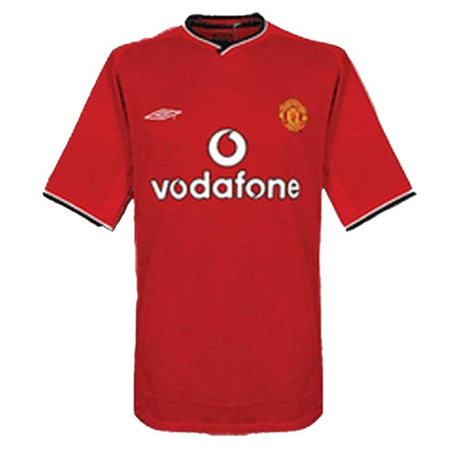 BECKHAM #7 Retro Manchester United Home Jersey 2000/02