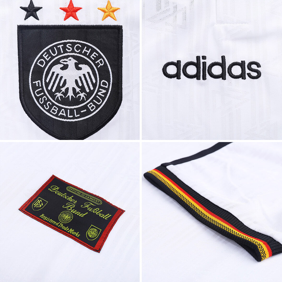 Germany MATTHÄUS #10 Retro Jersey Home Euro Cup 1996