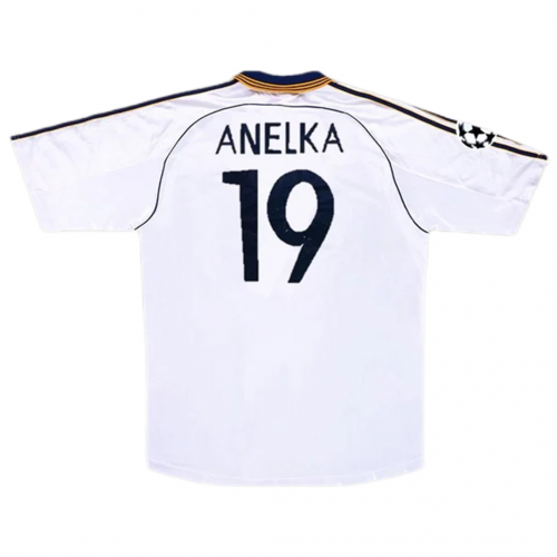 ANELKA #19 Retro Real Madrid Home Jersey 1998/00