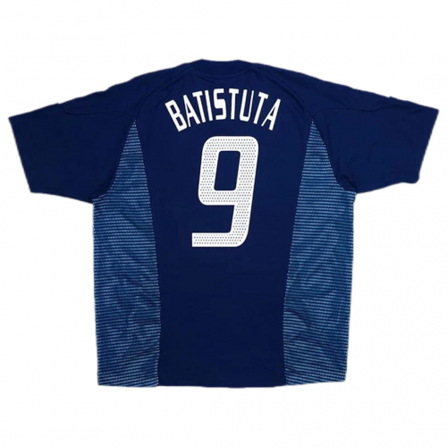 Argentina BATISTUTA #9 Retro Jersey Away World Cup 2002