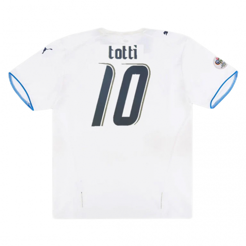 Italy TOTTI #10 Retro Jersey Away Replica World Cup 2006