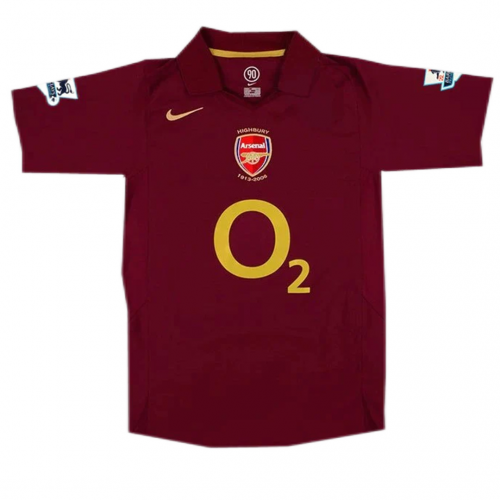 Pires #7 Retro Arsenal Home Jersey 2005/06