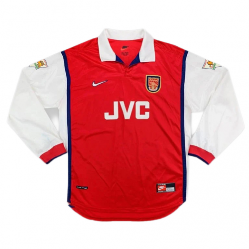 Arsenal Bergkamp #10 Retro Jersey Long Sleeve 1998/99