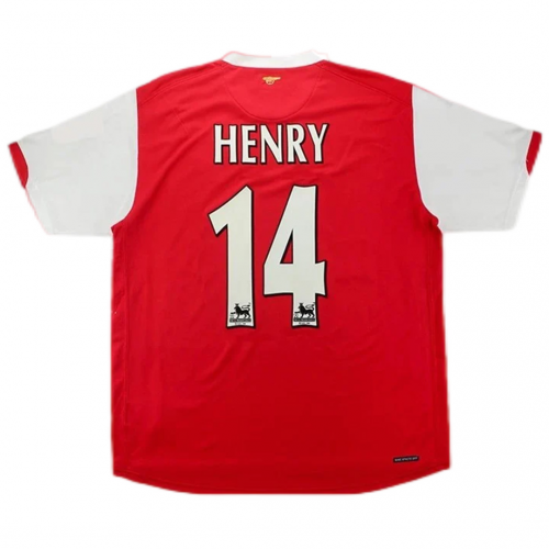 Arsenal Henry #14 Retro Jersey Home 2006/07