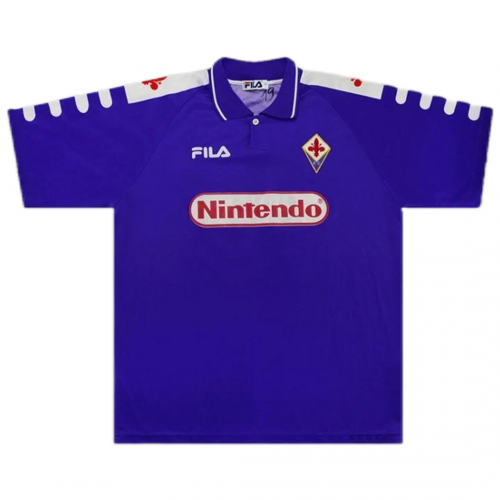 Fiorentina BATISTUTA #9 Retro Jersey Home 1998/99