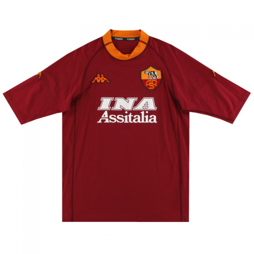 Totti #10 Retro Roma Home Jersey 2000/01