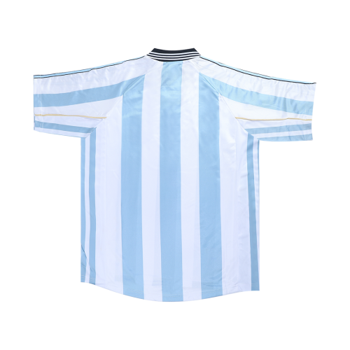 Argentina ORTEGA #10 Retro Jersey Home World Cup 1998