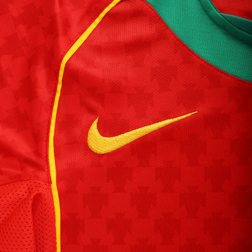 Portugal Deco #20 Retro Jersey Home Euro Cup Final 2004