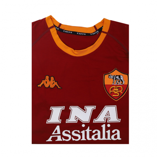 Totti #10 Retro Roma Home Jersey 2000/01