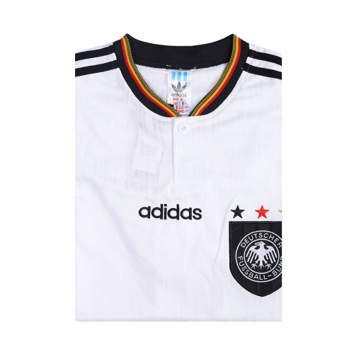 Germany MATTHÄUS #10 Retro Jersey Home Euro Cup 1996