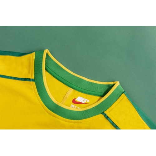 Brazil RIVALDO #10 Retro Jersey Home World Cup 1998