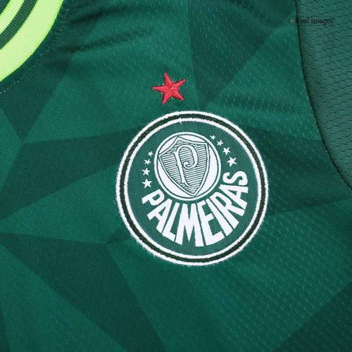 Kids SE Palmeiras Home Jersey Kit Replica 2023/24