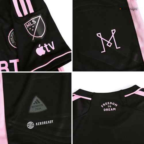 Kids Inter Miami Away Jersey Kit 2023