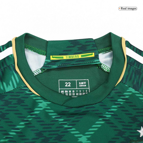 Kids Portland Timbers Home Jersey Kit Replica 2023