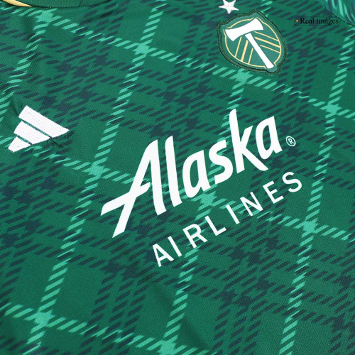 Kids Portland Timbers Home Jersey Kit Replica 2023