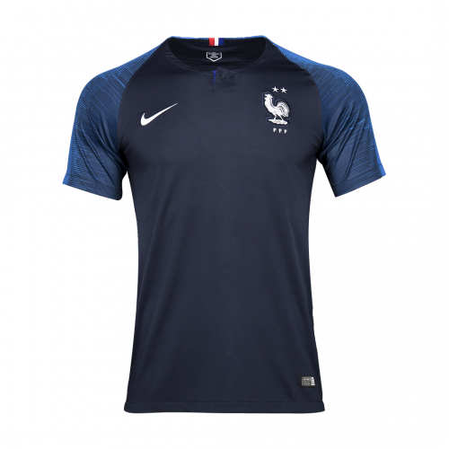 France World Cup Champion 2 Stars Home Retro Jersey 2018