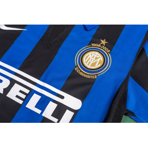 Retro Inter Milan 100th Anniversary Home Jersey 2007/08