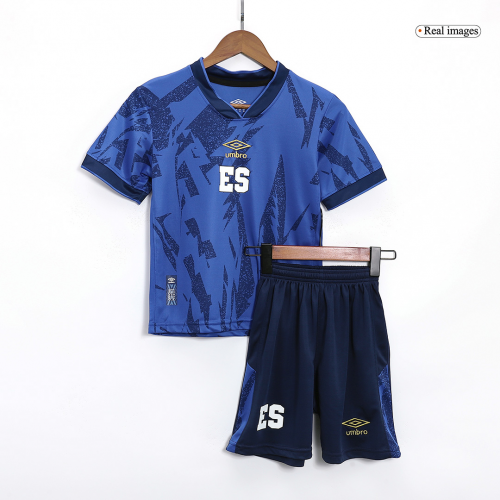 Kids El Salvador Home Jersey Kit 2023