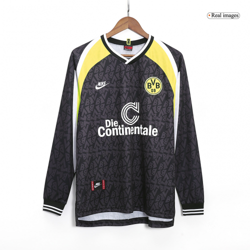 Retro Borussia Dortmund Away Long Sleeve Jersey 1995/96