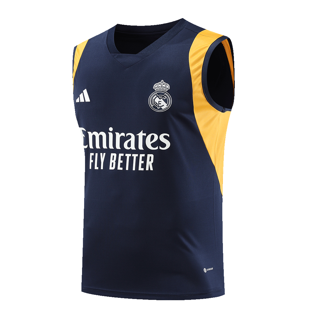 Real Madrid Sleeveless Training Kit (Top+Shorts) Navy 2023/24