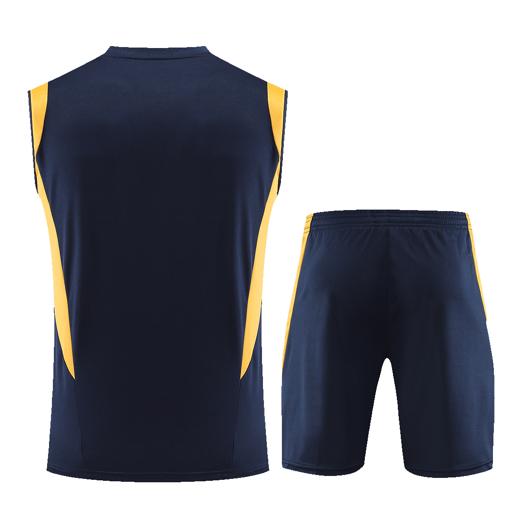 Real Madrid Sleeveless Training Kit (Top+Shorts) Navy 2023/24