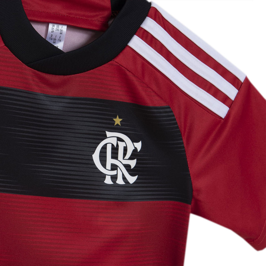 Kids CR Flamengo Home Jersey Kit 2023/24