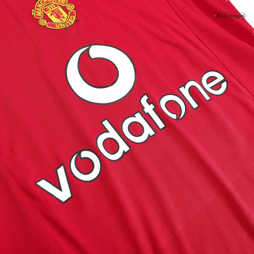 Rooney #8 Retro Manchester United Home Jersey 2005/06