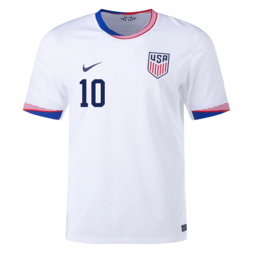 Pulisic #10 USMNT Home Jersey Copa America 2024