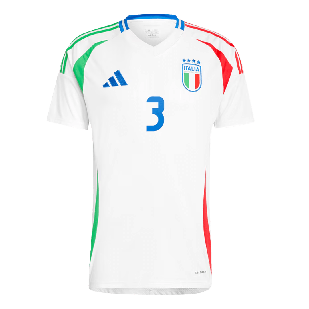 [Super Replica] DIMARCO #3 Italy Away Jersey Euro 2024