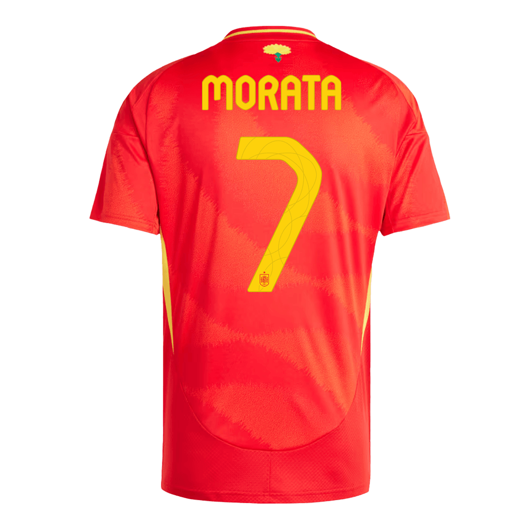 MORATA #7 Spain Home Jersey Euro 2024