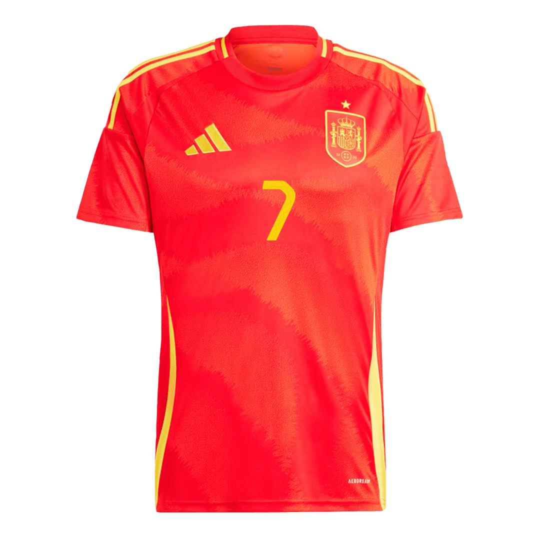 MORATA #7 Spain Home Jersey Euro 2024