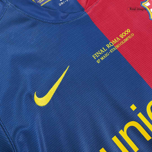 Barcelona UCL Final Retro Home Jersey 2008/09