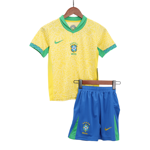 Kids Brazil Home Kit Copa America 2024