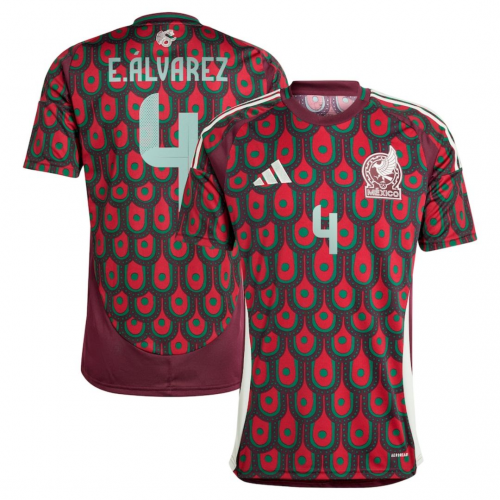 E.ÁLVAREZ #4 Mexico Home Jersey Copa America 2024